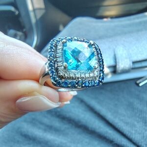 Levian Blue Topaz Ring